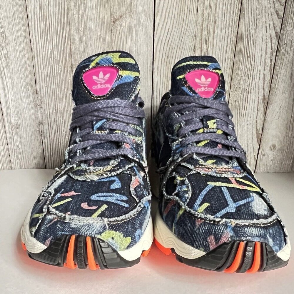 Adidas Originals Women's Denim Falcon Fashion Retro Sneakers CG6249 Sz 6.5 - Picture 14 of 16